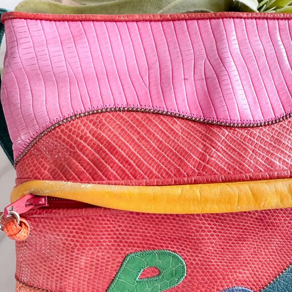 Sharif Multicolor Paris Patchwork Bag - Picture 6 of 16